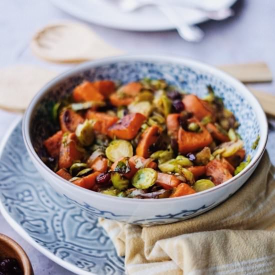 WARM SAUTÉED BRUSSELS SPROUTS - Recipe photo by onceuponatimeinvancouver