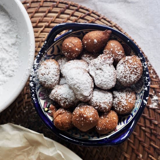 Gulgule: Indian Vegan Donut Holes - Recipe photo by onceuponatimeinvancouver