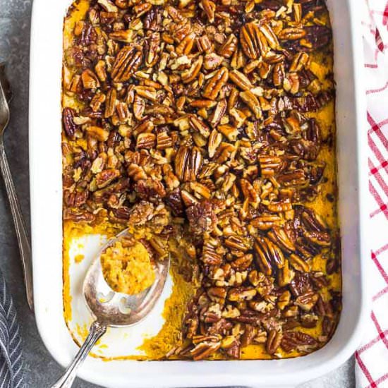 Low Carb Sweet Potato Casserole - Recipe photo by LifemadeSweeter