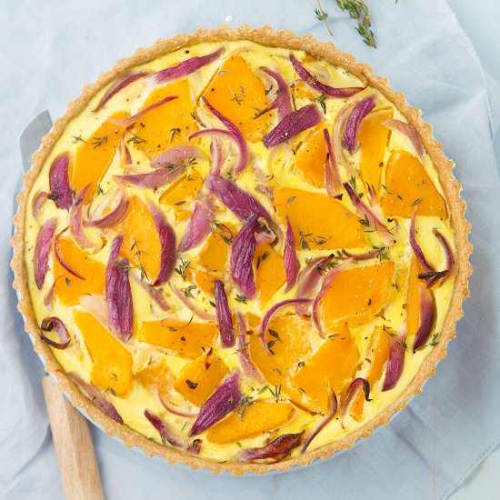 Pumpkin quiche, easy and healthy - Recipe photo by The clever meal