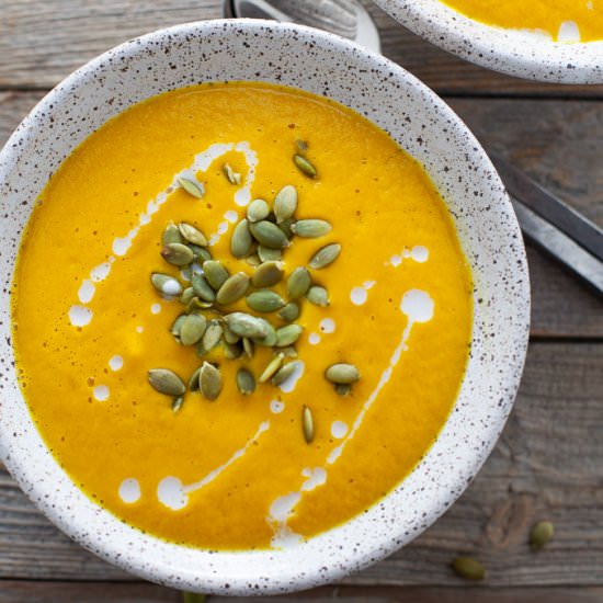 Spiced Butternut Squash Soup - Recipe photo by karalydonRD