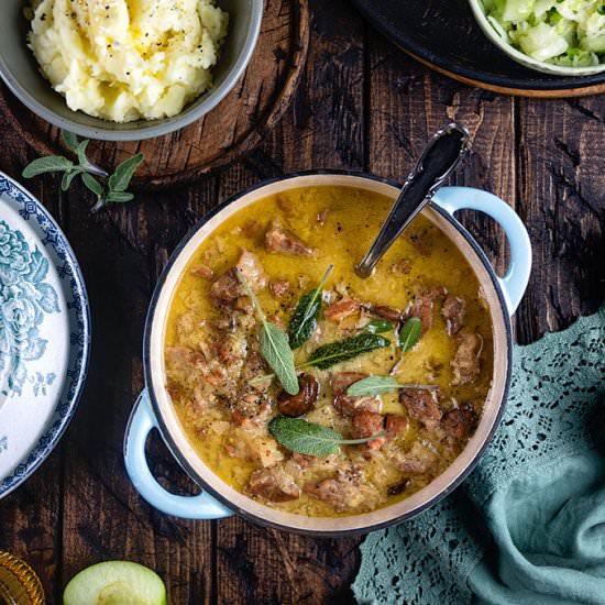 Creamy pork casserole - Recipe photo by supergoldenbakes
