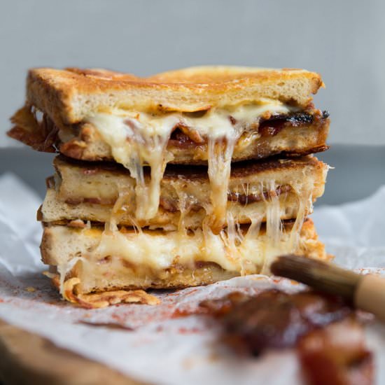 Maple Bacon Grilled Cheese - Recipe photo by dontgobaconmyheart