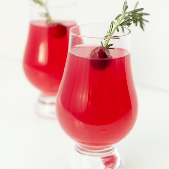 Crantini Mocktails - Recipe photo by vegandollhouse