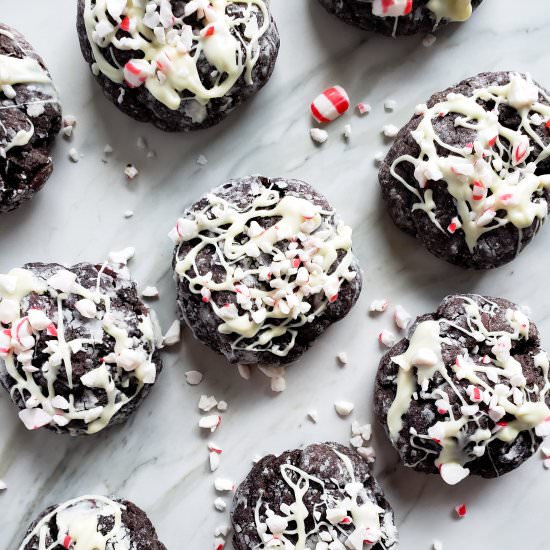 Chocolate Peppermint Cake Cookies - Recipe photo by erhardtseat