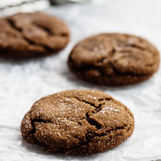 Ginger Molasses Cookies - Recipe photo by choosingchia