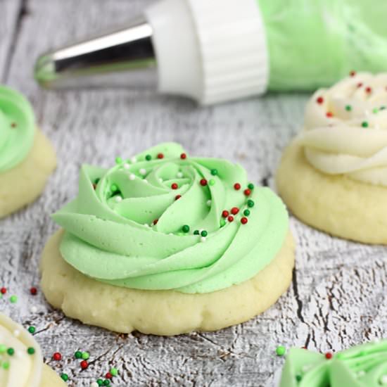 Soft Frosted Sugar Cookies - Recipe photo by TheToastyKitchen