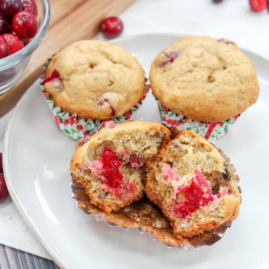 Cranberry Banana Muffins - Recipe photo by Cheesecurdinparadise