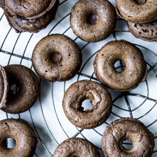 Healthy Chocolate Donuts - Recipe photo by TheFitFoodie