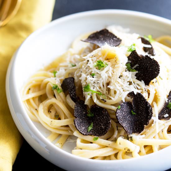 Black Truffle Pasta - Recipe photo by sprinkles and sprouts