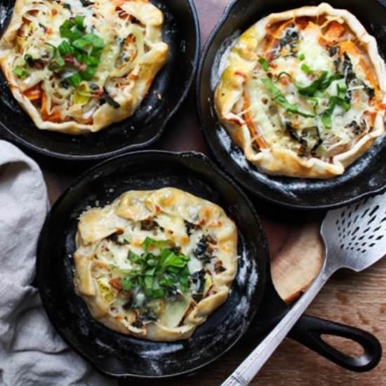 Savory Butternut Squash Galettes - Recipe photo by asiancaucasian