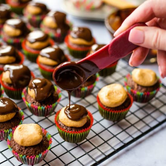 Buckeye Brownie Bites - Recipe photo by lifeloveandgoodfood
