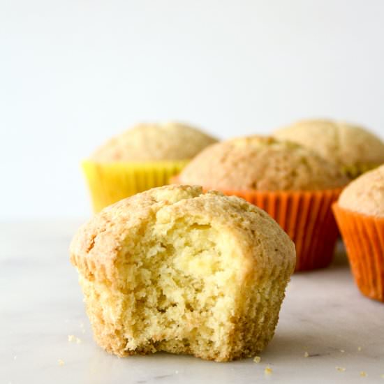 Fresh Orange Muffins - Recipe photo by The Desserted Girl
