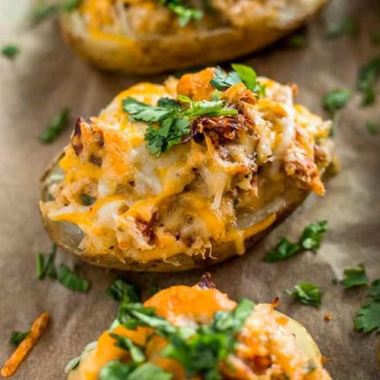 Carnitas Loaded Potato Skins - Recipe photo by platingpixels