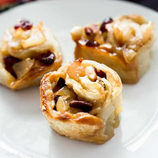 Apple Pie Puff Pastry Rolls - Recipe photo by platingpixels