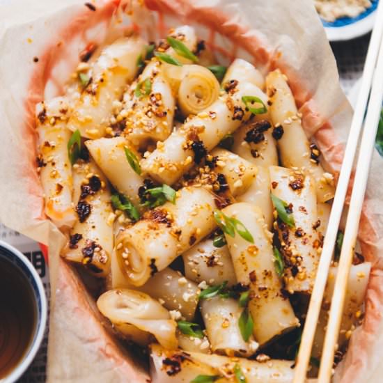 Rice Noodle Rolls - Recipe photo by healthynibblesandbits