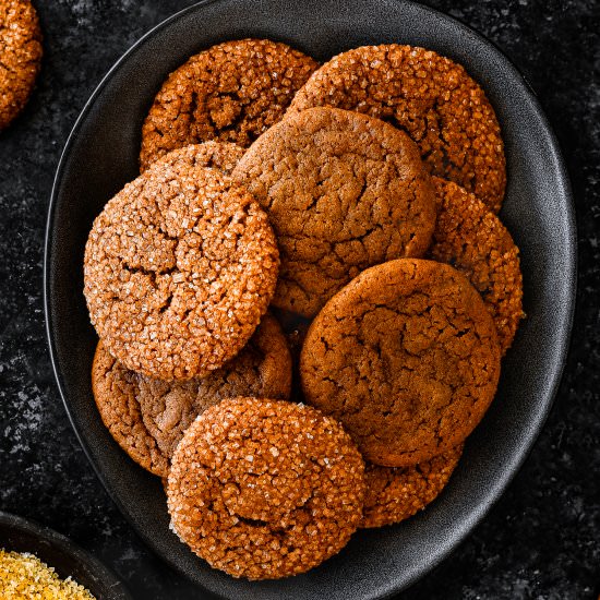 Eggless Soft Molasses Cookies - Recipe photo by Mommys Home Cooking