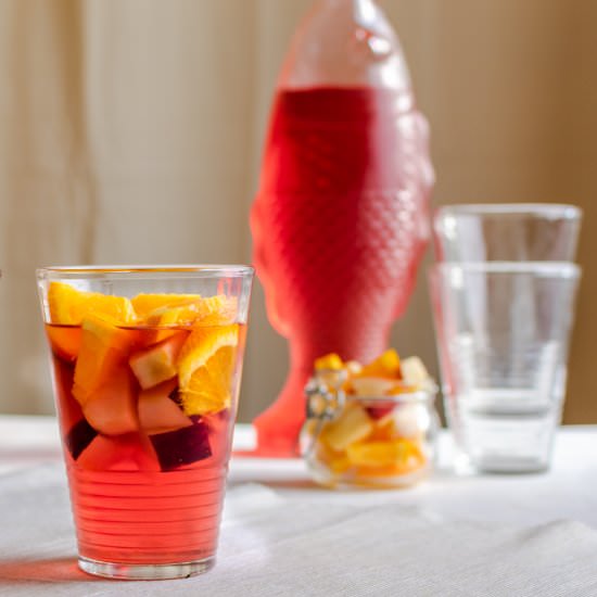 Ginger-Cranberry Mocktail - Recipe photo by liveloveyummy