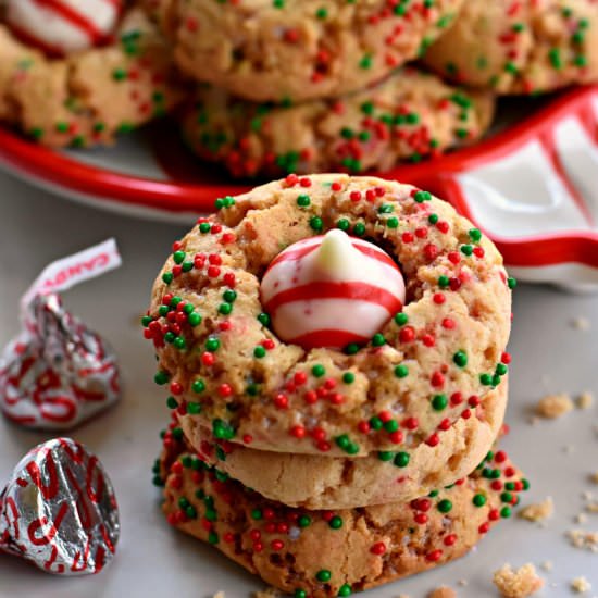 Christmas Sugar Blossom Cookies - Recipe photo by Mama Knows Gluten Free