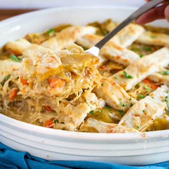 Chicken Pot Pie with Cheddar Crust - Recipe photo by SugarSpicesLife