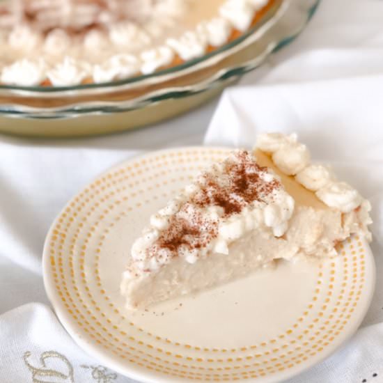 Low Carb Crustless Coconut Pie - Recipe photo by buttertogetherkitchen