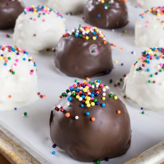 Cake Truffles - Recipe photo by For the Love of Cooking