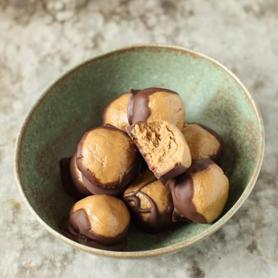 SunButter Buckeyes - Recipe photo by TheFitCookie