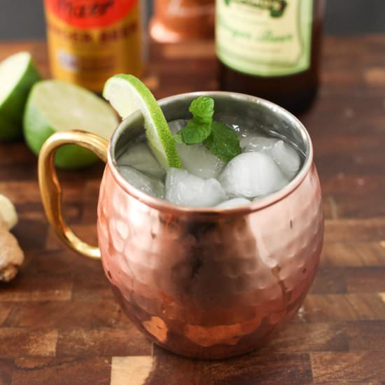 Lower Sugar Moscow Mule - Recipe photo by TheFitCookie