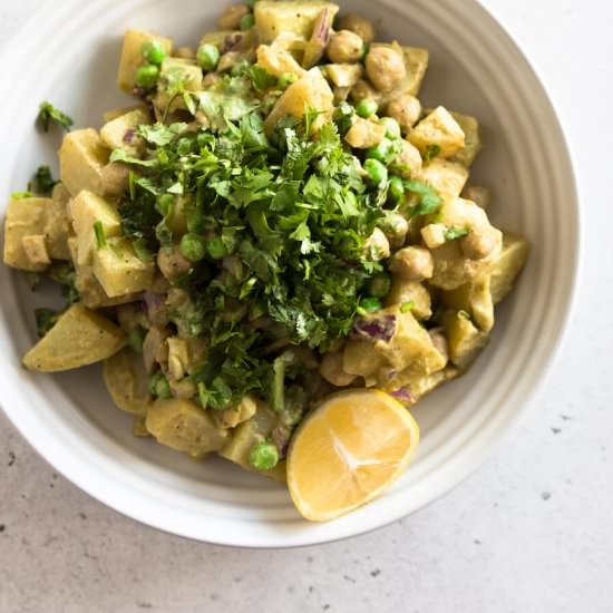 Masala Potato Salad - Recipe photo by realandvibrant