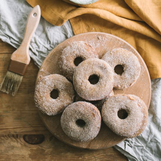 Apple cider donuts - Recipe photo by maloneymade