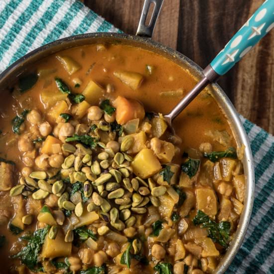 Butternut Squash Curry (vegan) - Recipe photo by deliciouseveryday