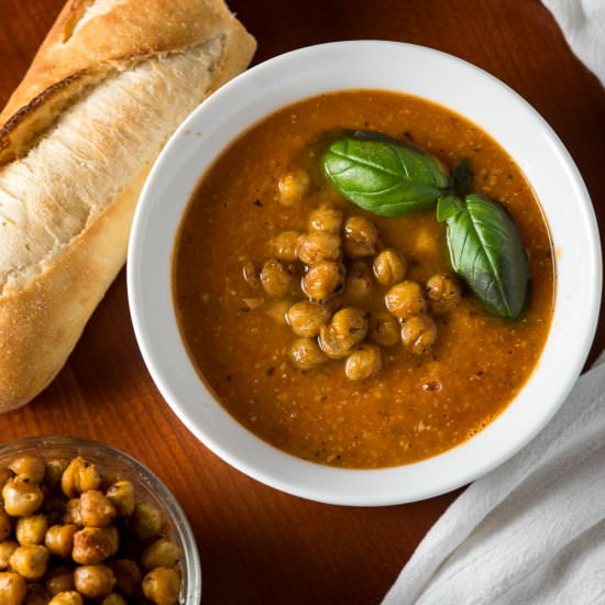 Chickpea Tomato Soup - Recipe photo by deliciouseveryday