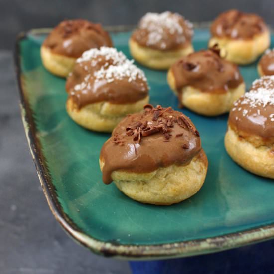 Coffee Choux Buns - Recipe photo by thefoodiejourney