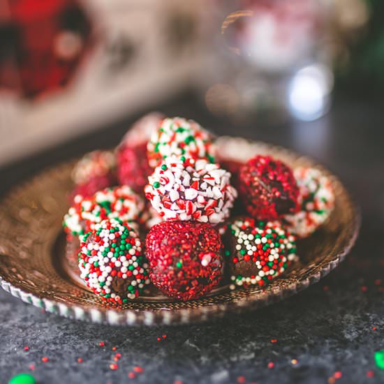 Christmas Chocolate Truffles - Recipe photo by insolenceandwine