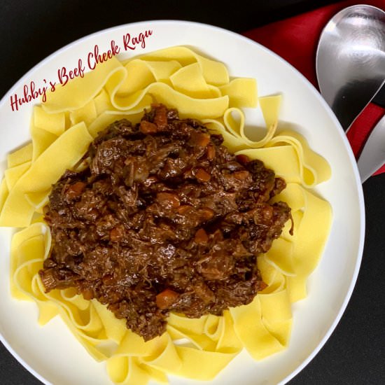 Hubby's Beef Cheek Ragu - Recipe photo by annabels kitchen