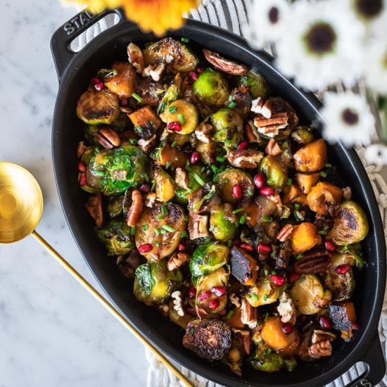 Brussels Sprouts Hash - Recipe photo by lepetitchefsb