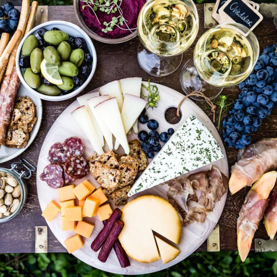 Meat and Cheese Platter - Recipe photo by foolproofliving.com
