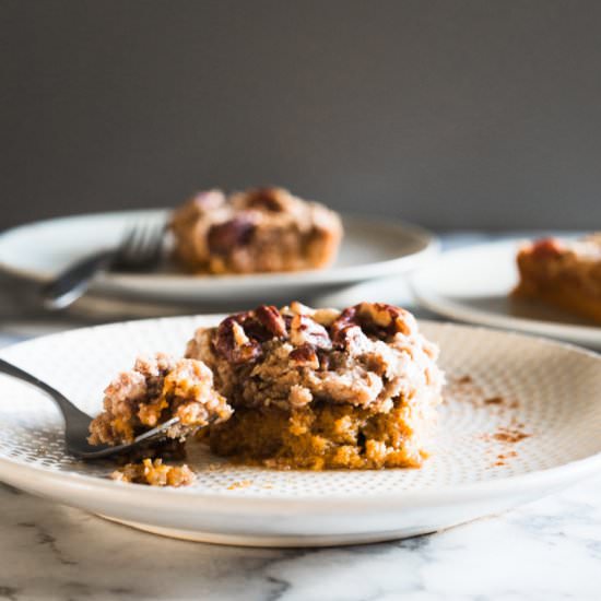 Pumpkin Dump Cake - Recipe photo by allthekingsmorsels