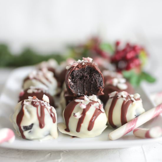 Chocolate Cookie Peppermint Truffle - Recipe photo by atasteofwellbeing