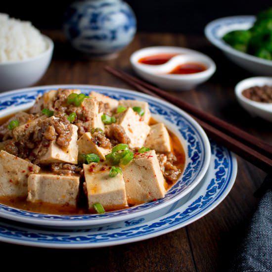 Mapo Tofu - Recipe photo by Healthy World Cuisine