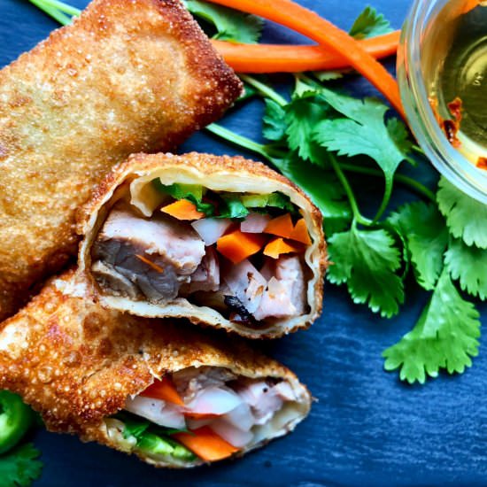 Pork Banh Mi Egg Roll - Recipe photo by AlyRomero
