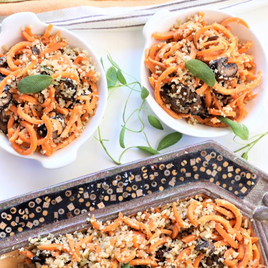 Garlic Sage Butter Vegetable Stirfry - Recipe photo by greenschemetv