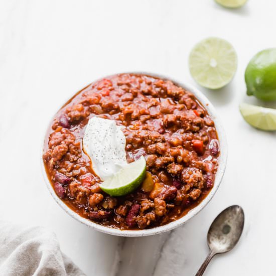 Sweet & Spicy Chili - Recipe photo by Salt and Baker