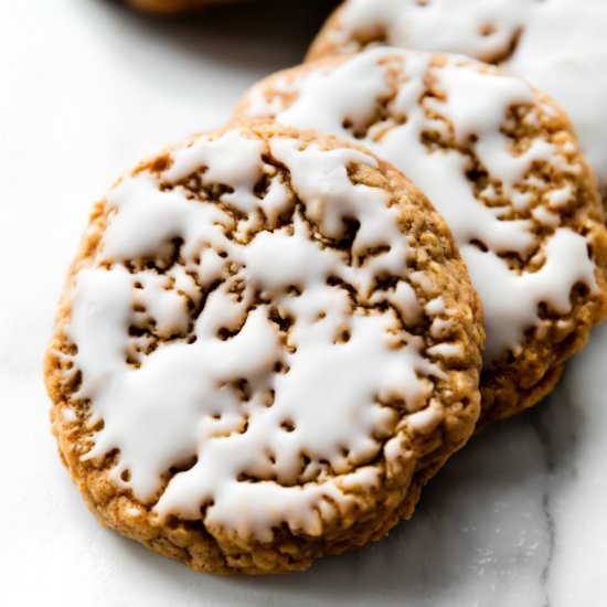 Iced Oatmeal Cookies - Recipe photo by sallysbakingaddiction