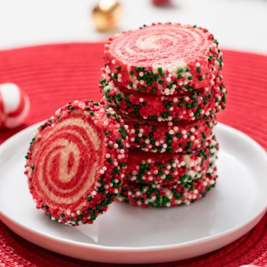 Holiday pinwheel cookies - Recipe photo by thanksgiving