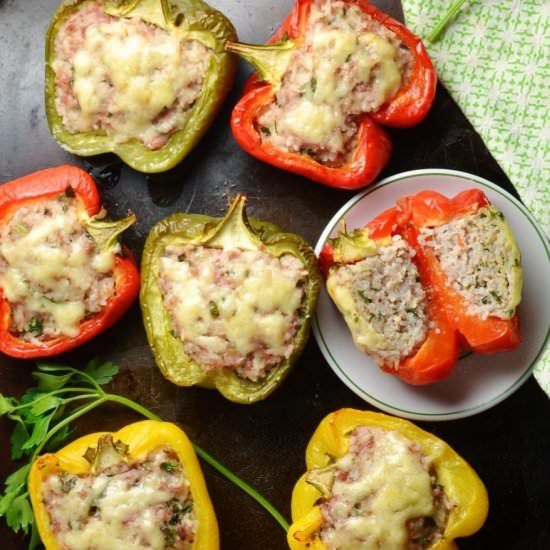 Turkey Stuffed Peppers Appetizer - Recipe photo by everydayhealthyrecipes