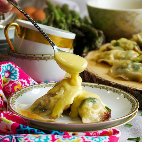 Breakfast Potstickers - Recipe photo by A Little and A Lot