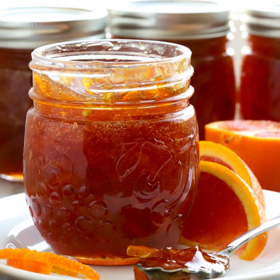 Blood orange marmalade - Recipe photo by abakershouse