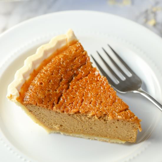 Gluten free Pumpkin Pie - Recipe photo by abakershouse