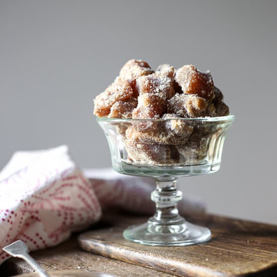 Homemade Crystallised Ginger - Recipe photo by fromthelarder